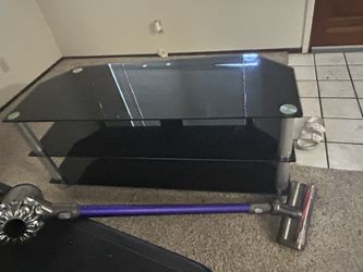 glass tv stand