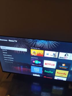 42 inch tv, only had it for 6 months. and a good shape.  Smart TV.