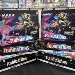Magic The Gathering Foundations Play Booster, Jumpstart Booster, Bundles