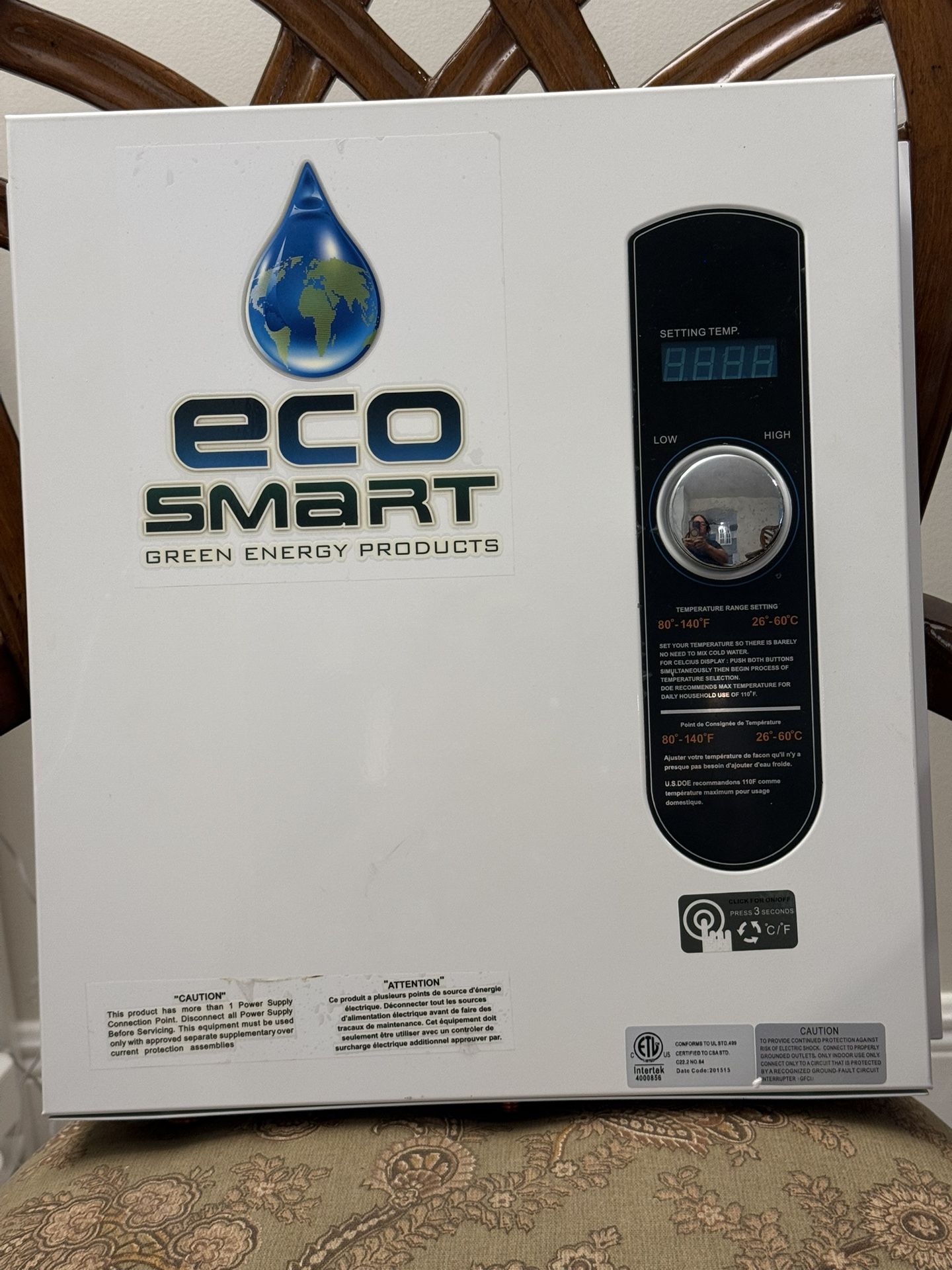 Eco Smart Electric Tankless Water Heater