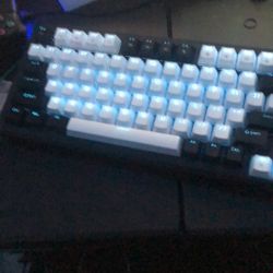 black and white keyboard