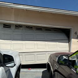 Garage Door Opener Broken Spring Off Track Replace Adjustment And Parts