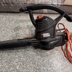 Black And Decker Leaf Blower With Extension Cord 