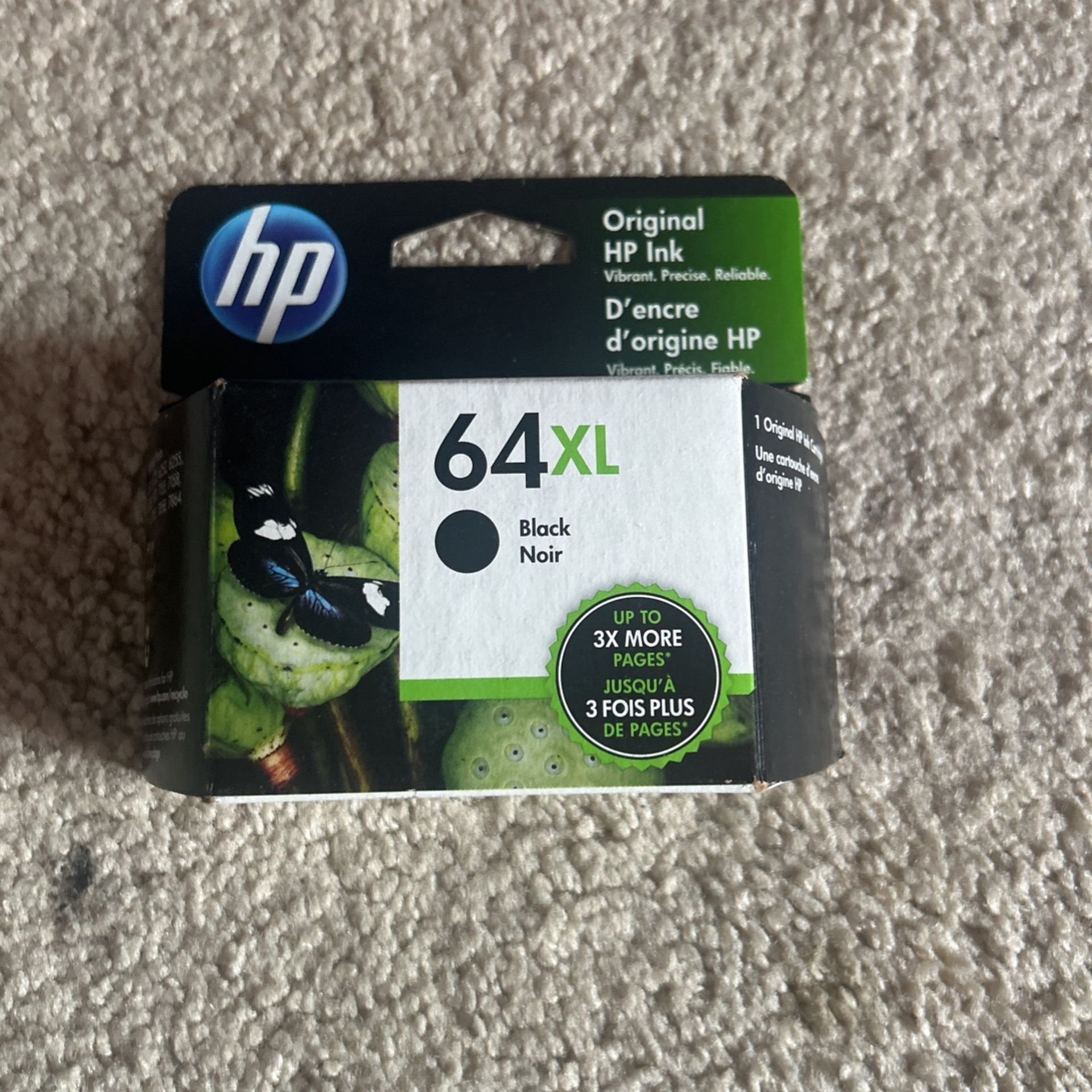 Original HP 64 XL black high-yield Ink ($37 each)