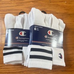 NWT Champion men’s crew socks 12 pairs