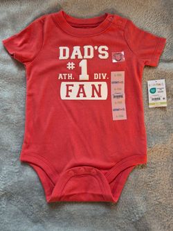 NEW! Baby Boy Onesie, Size 6-9 months