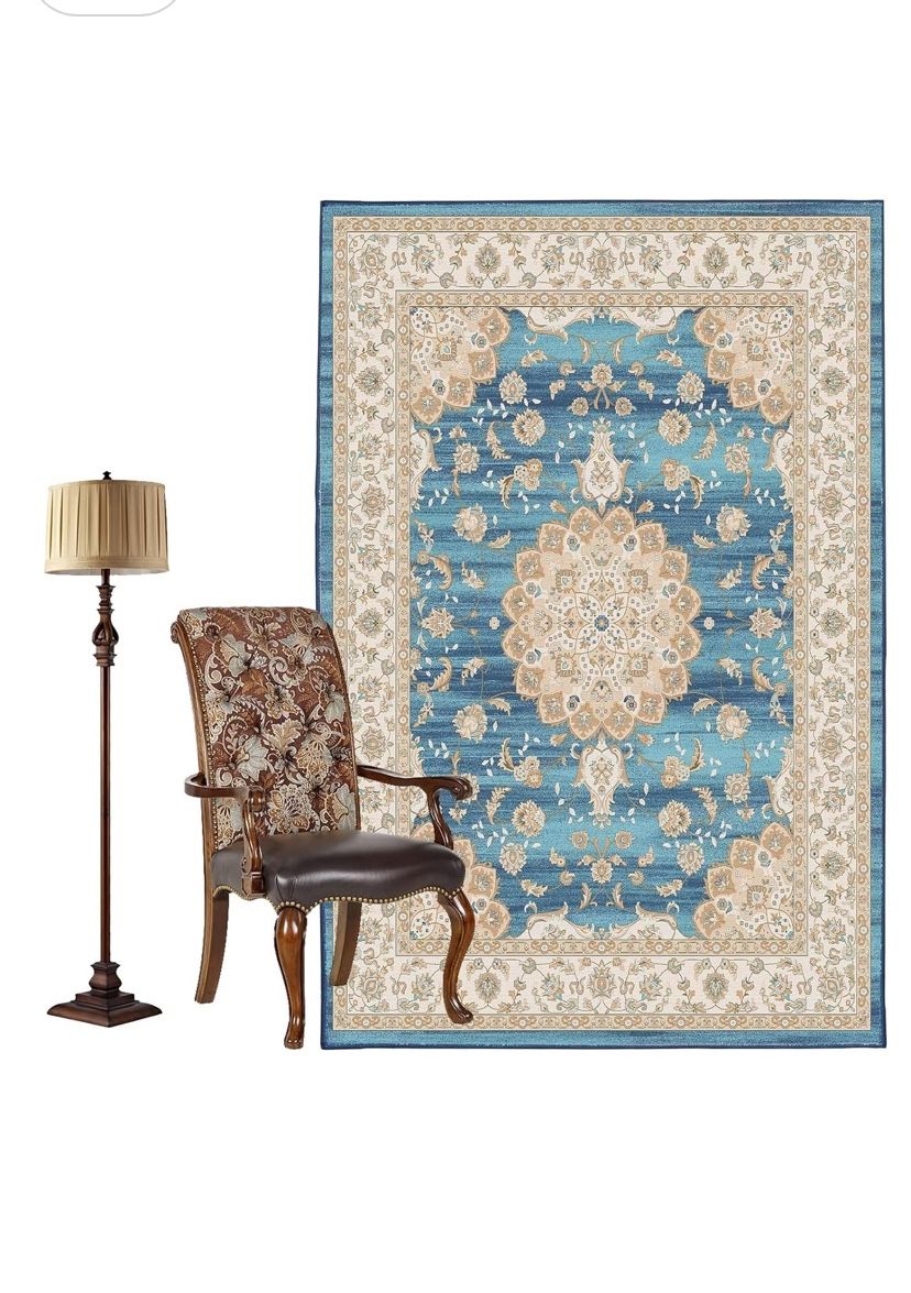 Vamcheer Vintage Washable Area Rug 6x9 - New