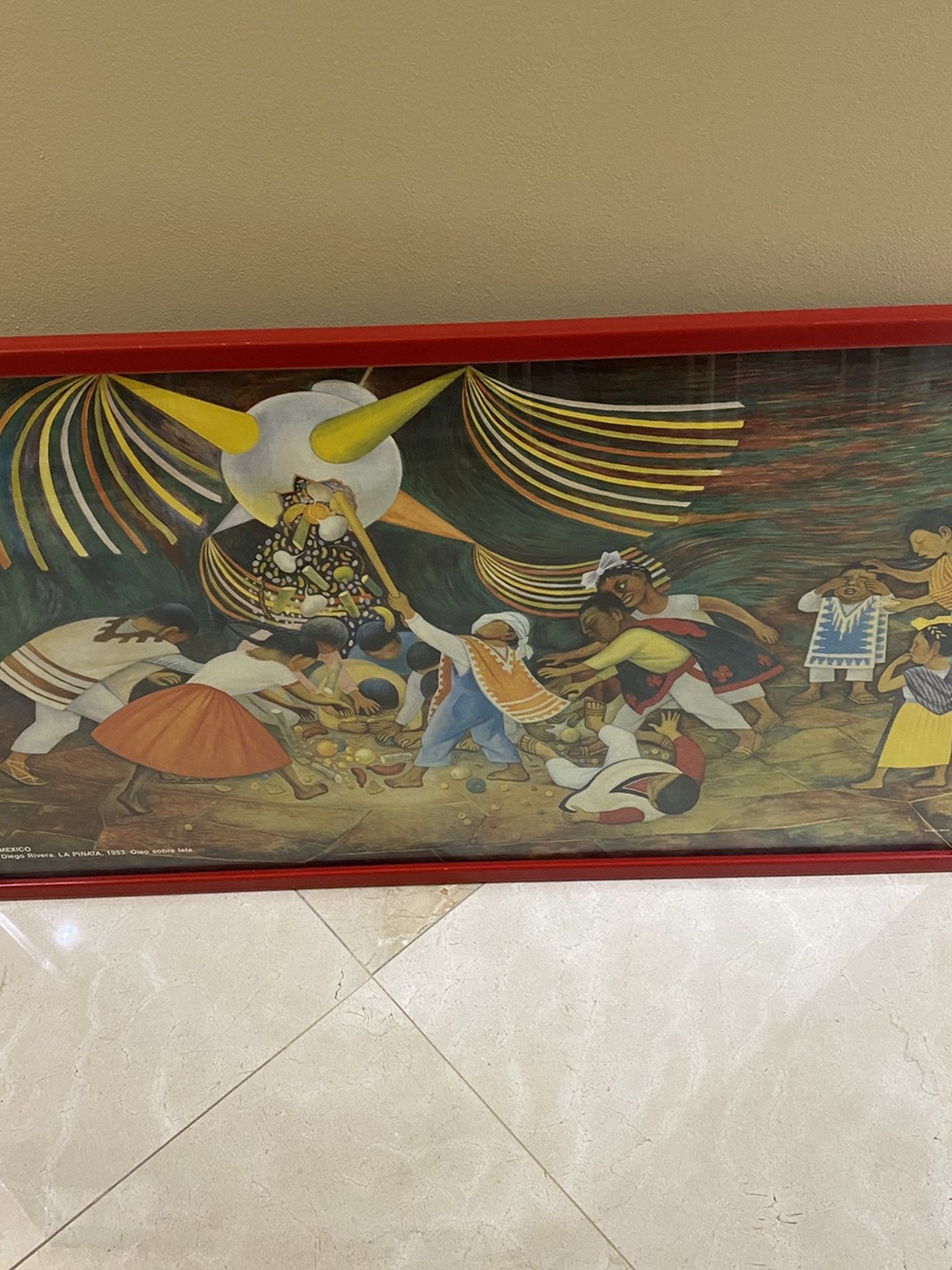 Diego Rivera Print “ La Piñata “