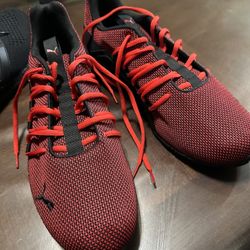 PUMA Axelion Refresh Men's Running Shoes, For All Time Red/Black, 10.5 Sneakers