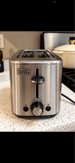 Black+Decker Stainless Steel 2-Slice Toaster