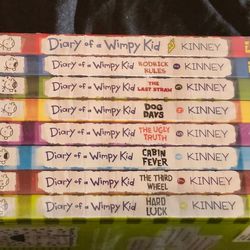Brand New Diary of a Wimpy Kid 8 Book Set 