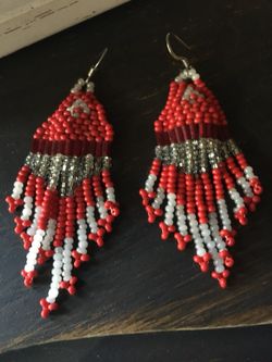 Beautiful beaded earrings