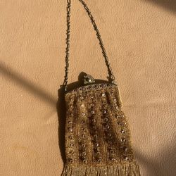 Vintage Evening Purse beaded $30