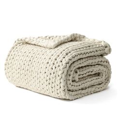 Chunky Handmade Weighted Blanket/New In Sealed Pkg