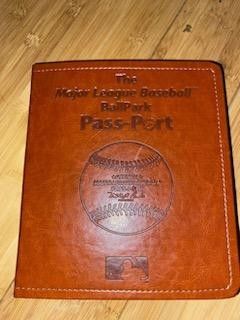 MLB BallPark Passport Leather Book