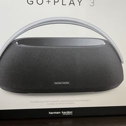 Harman Kardon Go + Play 3 (portable bluetooth speaker), Like New