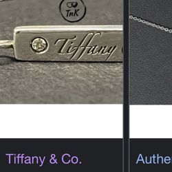 Tiffany And Co Bar Pendent 