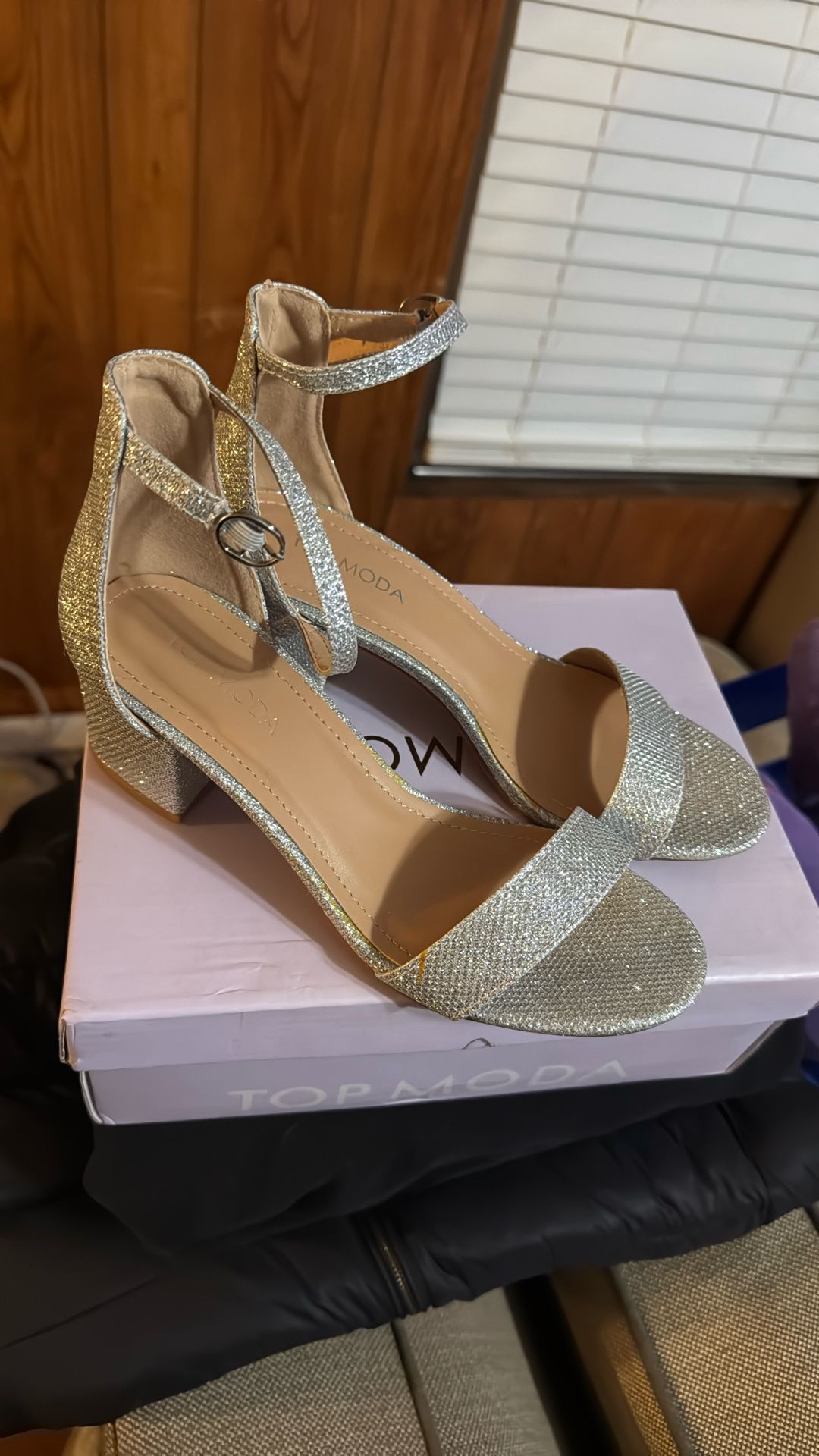 Silver Shoes With Heels