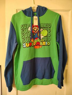 NEW Super Mario Yoshi medium hoodie