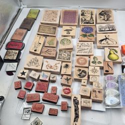 Rubber Stamp Large Lot - Teachers / School / Education + Others - Stamps