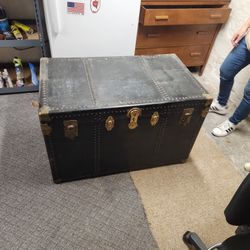 Large antique trunk