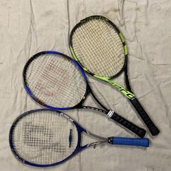 Tennis Rackets - Babolat-Willson & Prince