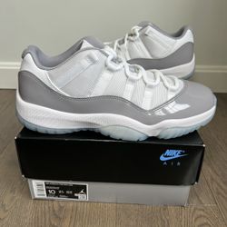Air Jordan 11 Retro Low Cement Gray Size 10
