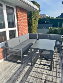 Morocco Outdoor Low Dining Lounge Setting (5 piece) from Mitre 10