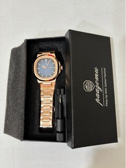 Father’s Day Gift Luxury Men’s Quartz Watch Stainless Steel