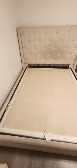 Queen Size Upholstered Bed Frame