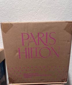 New Paris Hilton LED mirror mini fridge white