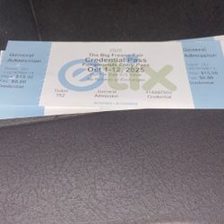 Fresno Fair Tics - 5 Tics