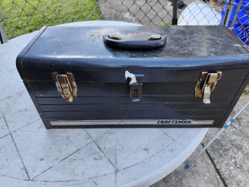 Craftsman Metal Tool Box.