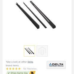 BIESEMEYER 36 Inch Black Fence Rails