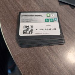 Bulk Pokemon Code Cards ( Unused ) 