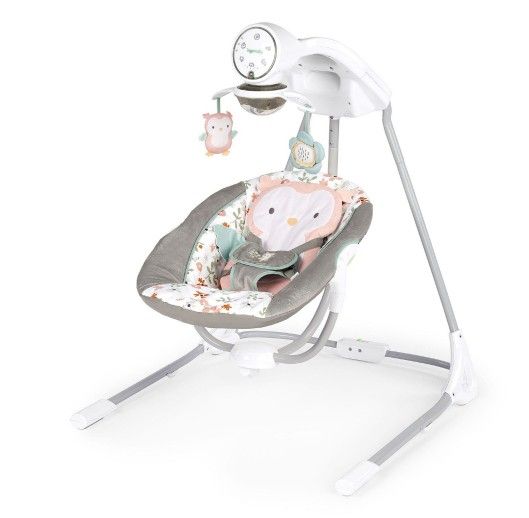 Ingenuity InLigten Baby Swing 5 Speed, Swivel Infant Seat