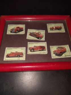 Nicaragua Fire Truck Postage Stamp Collection