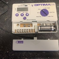 Optima 4 Station manual timer  battery back up