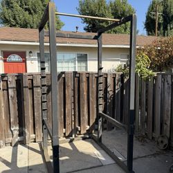 Squat Rack Cage With Pull Up Bar 7 Foot 11” Inch Tall 