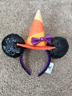 Halloween Disney Minnie witch hat ears