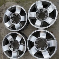 4 —- 16x7.5 6x139.7 6x5.5 Stock Fj Cruiser Lexus TRD Tacoma Lexus GX470 4Runner Yukon Tahoe Tundra Rims Wheels!!!!!!!!!