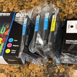Epson 802 Ink Cartridges NEW! 7 Color Plus 3 Re-manufactured black