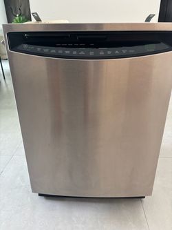 GE dishwasher stainless steel front