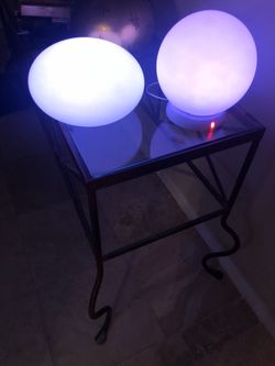 LED orbs with remote