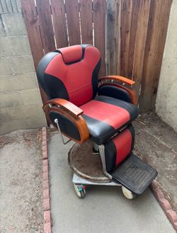 Barber machine and chair