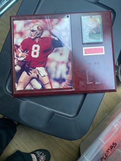 SF 49ers Steve Young plaque