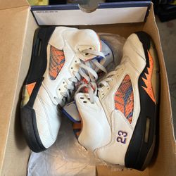 Air Jordan 5 Retro Sz 9 M International Flight Knicks AJ V 136027-148 Nike Shoes With Box 