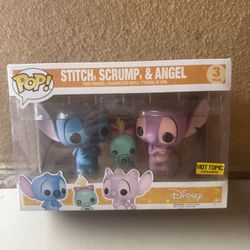 Funko Pop! Disney - Lilo & Stitch - 3 Pack - Stitch, Scrump & Angel - Hot Topic