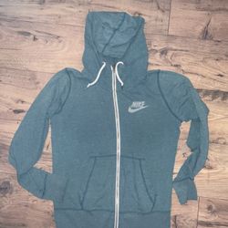 Women’s Nike zip sweatshirt size small great condition green
