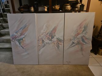 3 piece painting by Brooks